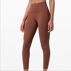 NWT Lululemon Wunder Under 25” Ancient Copper Sz 6